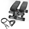 Steppers for Exercise, Stair Stepper with Resistance Bands, Mini Stepper with 330LBS Loading Capacity, Hydraulic Fitness Stepper with LCD Monitor, No