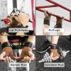 IFAST Weight Lifting Grips with Wrist Straps - Weightlifting Hooks, Non-Slip Cowhide Padded Workout Gloves for Men and Women Deadlift, Pull Up, Rows,