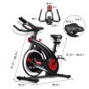 Stationary Exercise Bike Silent Belt with 20LBS Flywheel