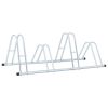 Bicycle Stand for 4 Bikes Floor Freestanding Galvanized Steel