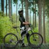 A2757 27 inch Mountain Bike 21 Speeds, Suspension Fork, Aluminum Frame Disc-Brake for Men Women Mens MTB Bicycle Adlut Bike