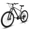 A2757 27 inch Mountain Bike 21 Speeds, Suspension Fork, Aluminum Frame Disc-Brake for Men Women Mens MTB Bicycle Adlut Bike