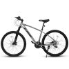 A2757 27 inch Mountain Bike 21 Speeds, Suspension Fork, Aluminum Frame Disc-Brake for Men Women Mens MTB Bicycle Adlut Bike