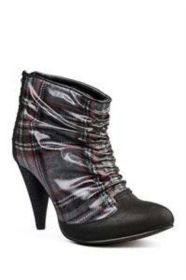 BRINDAL (Color: BLACK PLAID, size: 8)