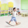 Kids Fitness Toy 12 Inch C Shape Wooden Wobble Balance Board