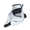 Men's White Golf Gloves; PU Wear-resistant Breathable Gloves For Left & Right Hands; Sports Clothing & Equipment