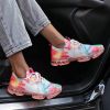 Fashion Mesh Cozy Running Sport Shoes Women Lace Up Sneakers