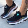 NewFashion Sneakers Mixed Color Ladies Flats Women Casual Vulcanized