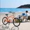 7 Speed Bicycles 26"Inch Multiple Colors Men's Beach Cruiser Bike